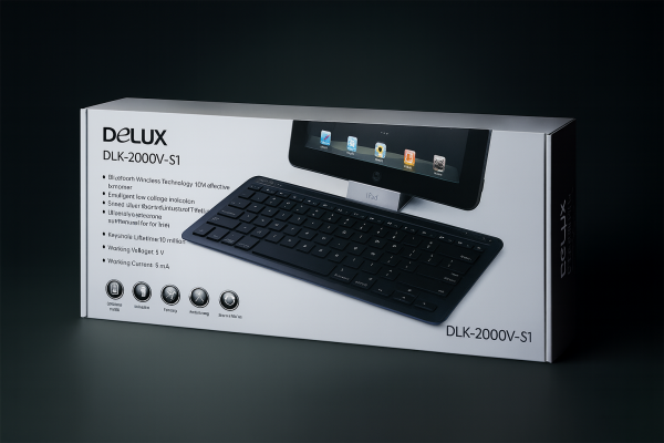 ⁦Delux DKL-2000V+S1 Bluetooth Keyboard⁩ - الصورة ⁦2⁩