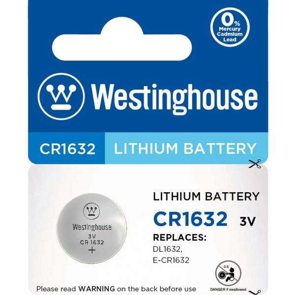 Westinghouse CR1632 Lithium Coin 3V Battery