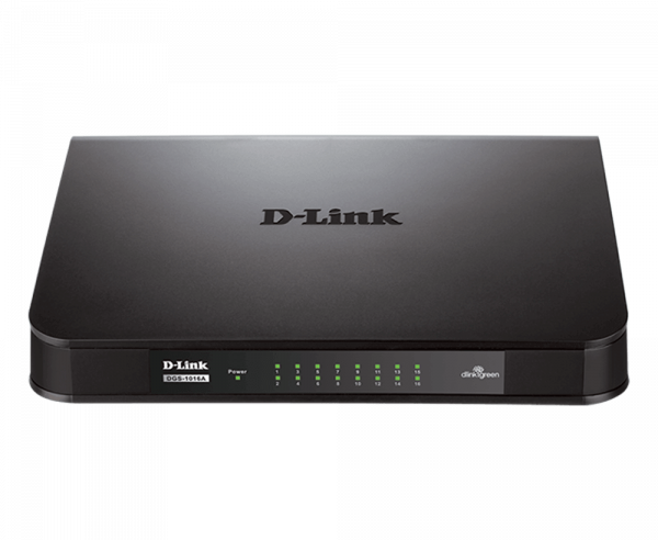 ⁦16-Port Unmanaged Gigabit Switch DGS-1016A⁩ - الصورة ⁦2⁩