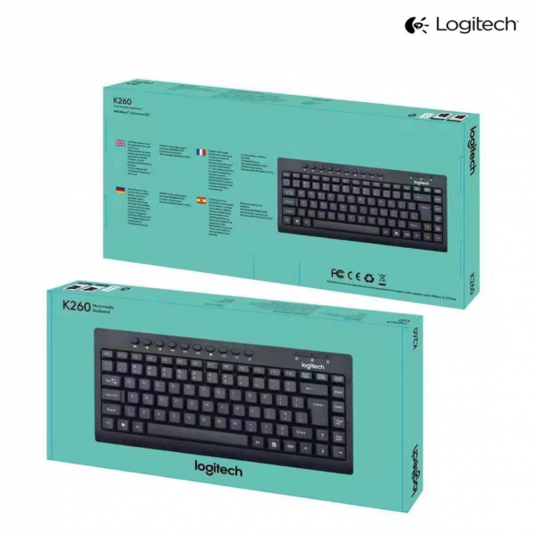 Logitech Multimedia K260 Mini Keyboard