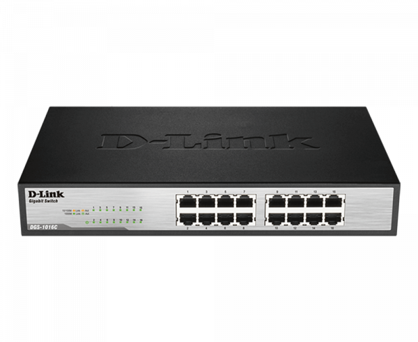 D-Link 16 Port Unmanaged Ethernet Switch