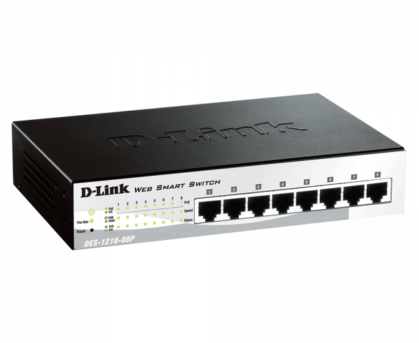 ⁦D-Link DES-1210-8P Switch⁩ - الصورة ⁦2⁩