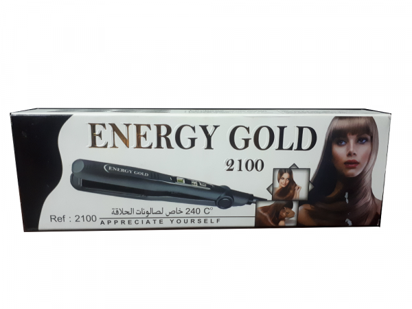 Energy Gold 2100 Professional Ceramic Hair Straightener & Curl