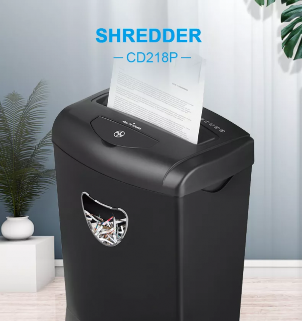 ⁦Paper Shredder CD218P Cross Cut⁩ - الصورة ⁦2⁩