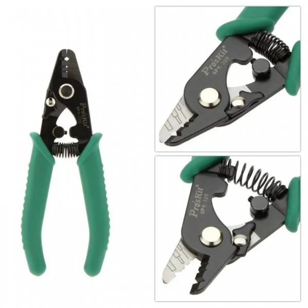 Pro'sKit 8PK-326 Professional Precision Fiber Optical Stripper