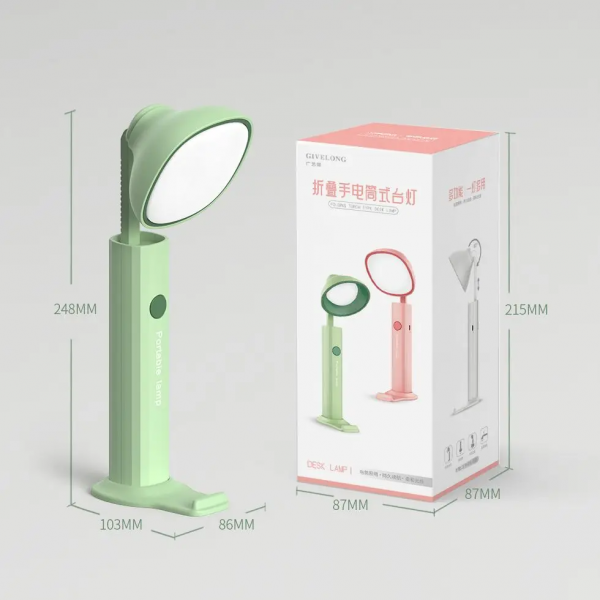 Givelong Folding Torch Type Desk  Lamp