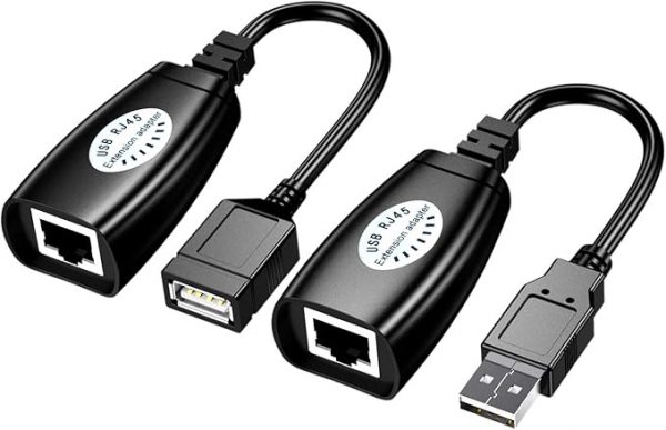 ⁦USB RJ45 Extension Adapter⁩ - الصورة ⁦2⁩
