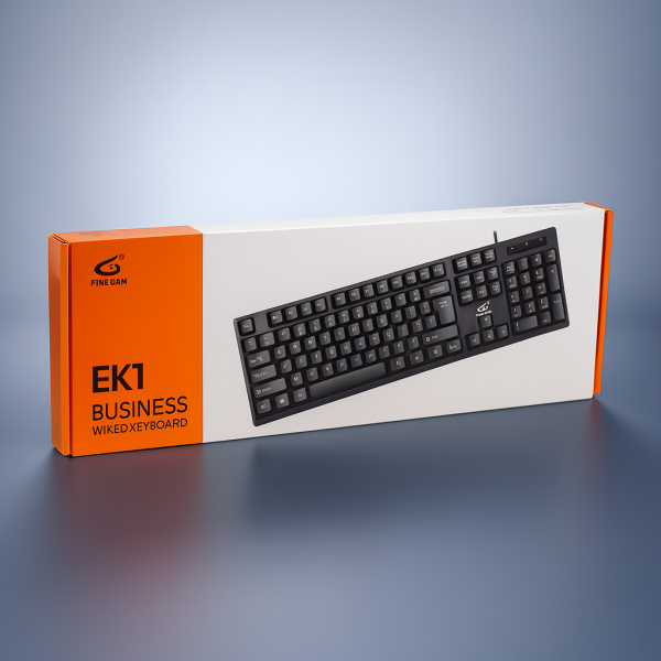 ⁦Fire Cam EK1 Business Wired Keyboard⁩ - الصورة ⁦2⁩