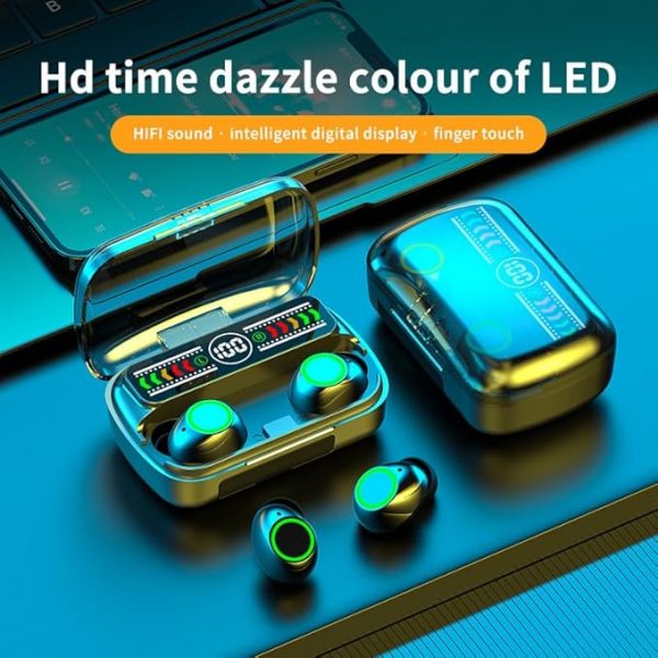⁦M100 Wireless Bluetooth Earphones⁩ - الصورة ⁦3⁩