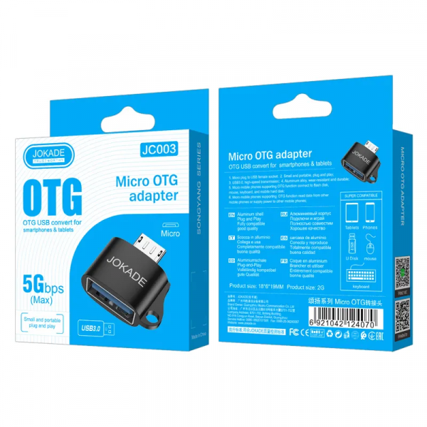 ⁦JOKADE JC003 Micro OTG adapters⁩ - الصورة ⁦3⁩