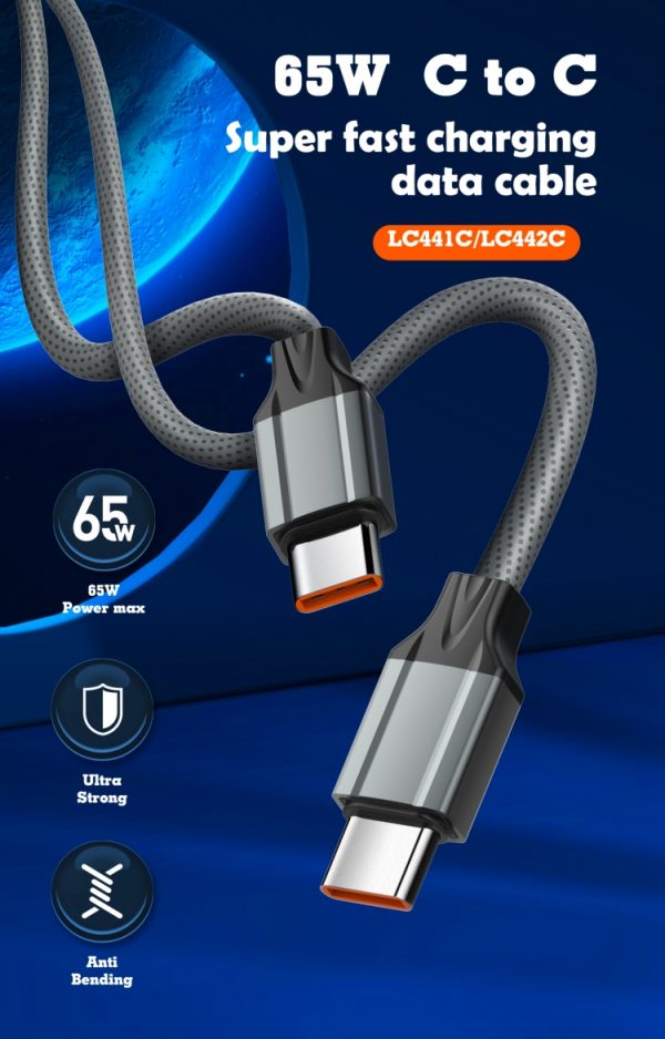 ⁦LDNIO LC441C Original Fast Charging Cable⁩ - الصورة ⁦2⁩