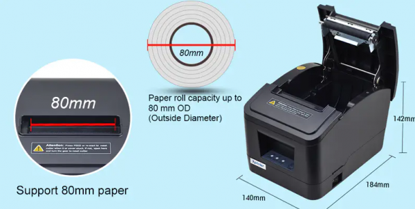 ⁦Xprinter XP-V330N Invoice Printer⁩ - الصورة ⁦3⁩