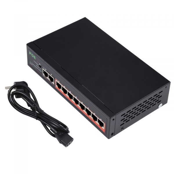 ⁦POE CN-S8023N Switch 8+2Port⁩ - الصورة ⁦2⁩