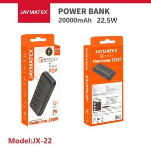 Jaymatex JX-22 20000mAh Power Bank
