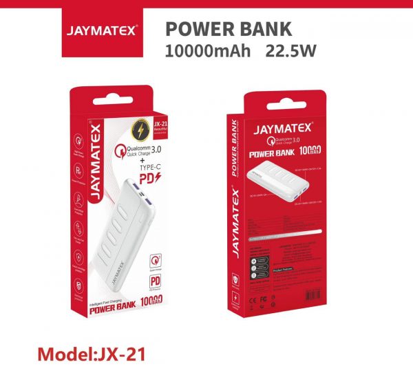 Jaymatex JX-21 10000mAh Power Bank