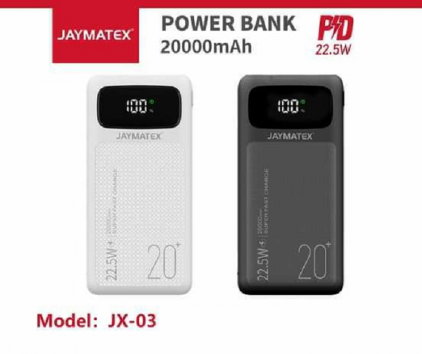 Jaymatex JX-03 20000mAh Power Bank