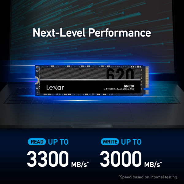⁦Lexar NM620 M.2 2280 NVMe SSD 1TB⁩ - الصورة ⁦2⁩