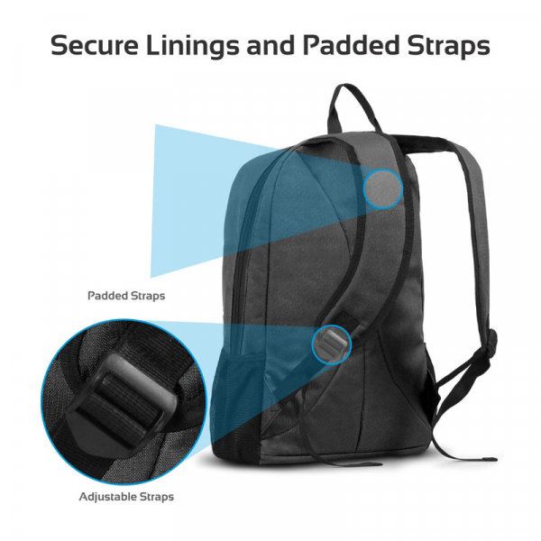 ⁦Promate Alpha-BP Durable Anti-Theft Laptop Backpack⁩ - الصورة ⁦3⁩