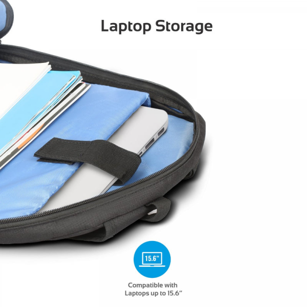 ⁦Promate Alpha-BP Durable Anti-Theft Laptop Backpack⁩ - الصورة ⁦2⁩