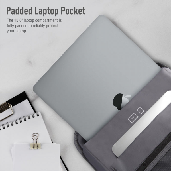 ⁦Promate UrbanPack-BP Urban Styled EcoPakt™ Travel Backpack⁩ - الصورة ⁦3⁩