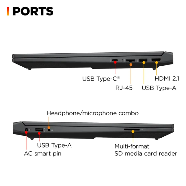⁦HP Victus Gaming 15-fb2063dx Laptop⁩ - الصورة ⁦2⁩