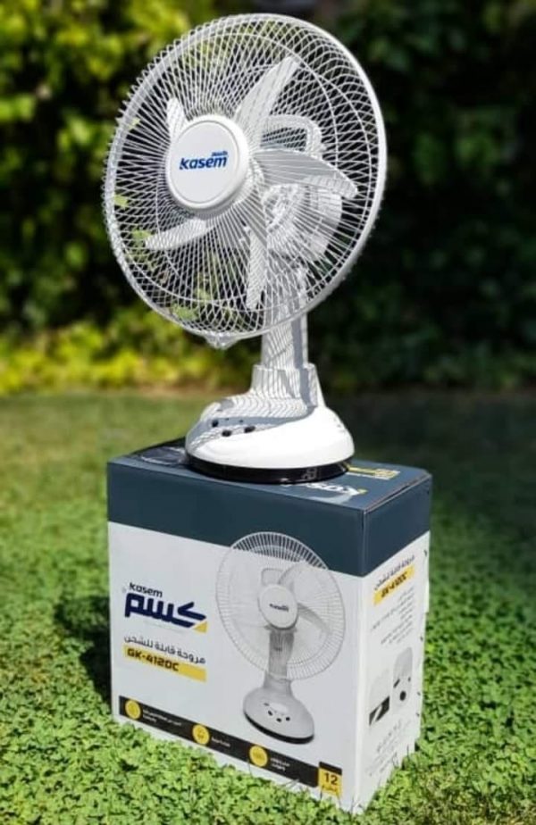 KASEM RECHARGEABLE FAN GK-412 12" AC-DC