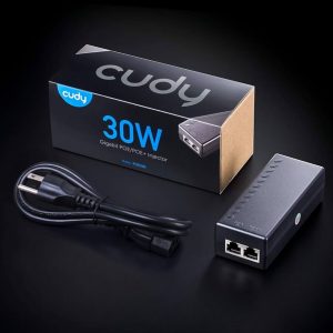 CUDY POE200 30W Gigabit PoE+/ PoE Injector Up to 100 Meters