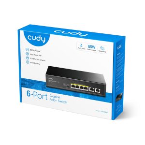 CUDY GS1010P 8 RJ-45 100/1000M PSE ports +2 RJ45 100/1000 Uplink Port Unmanaged PoE+