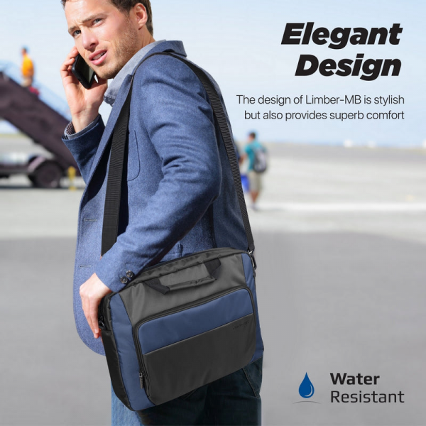 ⁦Promate Limber-MB Large Messenger bag Laptops⁩ - الصورة ⁦3⁩