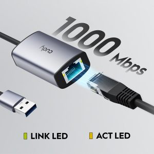 CUDY UE10C USB-C to Gigabit Ethernet Adapter 10/100/1000 Mbps