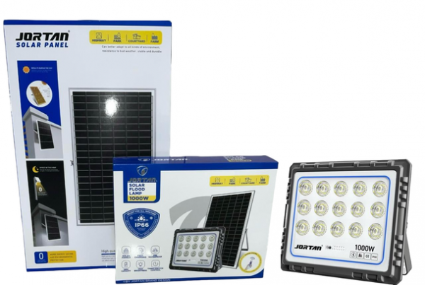 Jortan JT-92008-RY 1000W Lamp Led Solar Flood