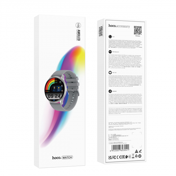 ⁦Hoco Y15 Amoled Smart Sports Watch⁩ - الصورة ⁦3⁩