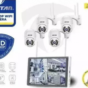 Jortan Surveillance System with 4 Wireless IP Cameras 1080p