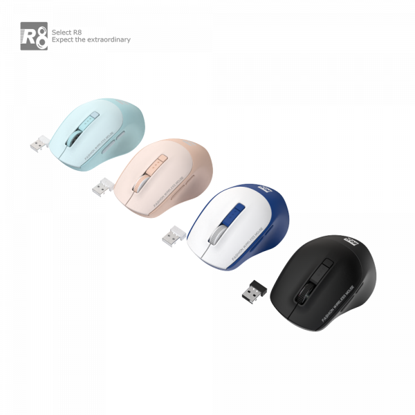 ⁦R8 1736 Stylish Office Wireless Mouse  2.4G⁩ - الصورة ⁦2⁩