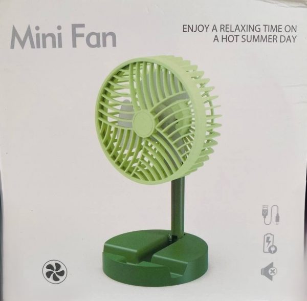 Mini Fan Foldable with Mobile phone holder