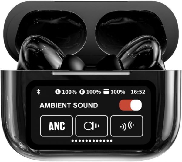 ⁦A9 PRO LCD Smart Bluetooth Headset Earbuds⁩ - الصورة ⁦4⁩