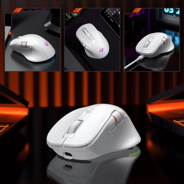 ⁦Meetion GW32 Three-Mode Gaming Ergonomic Mouse⁩ - الصورة ⁦2⁩