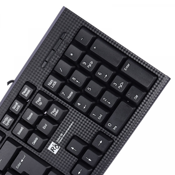 ⁦R8 1803 Waterproof USB Wired keyboard⁩ - الصورة ⁦2⁩