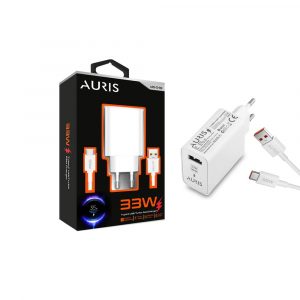 AURIS ARS-CH33 TYPE-C USB TURBO FAST CHARGER 33W