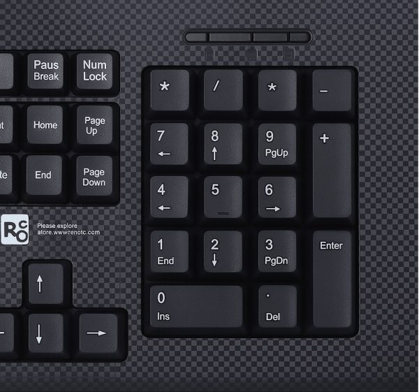 ⁦R8 1803 Waterproof USB Wired keyboard⁩ - الصورة ⁦2⁩
