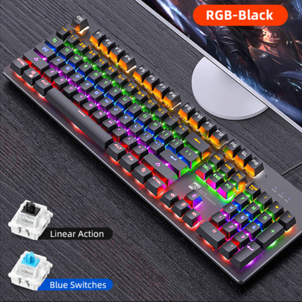 ⁦R8 1035 Professional Gaming Mechanical Keyboard⁩ - الصورة ⁦2⁩