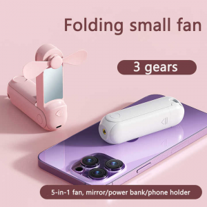 FAN 011Custom Small Handy Fold Portable Mini Fan