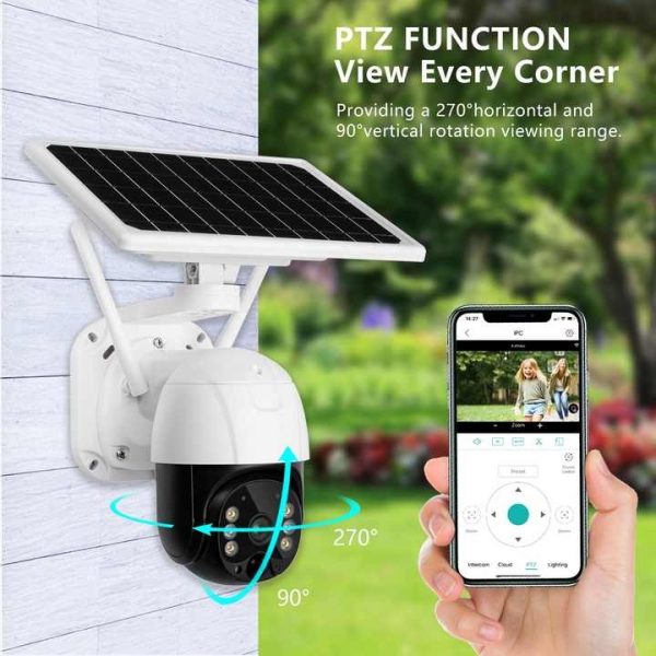 ⁦JORTAN 1818 DUAL LENS 3.6M 4G SOLAR POWER⁩ - الصورة ⁦3⁩