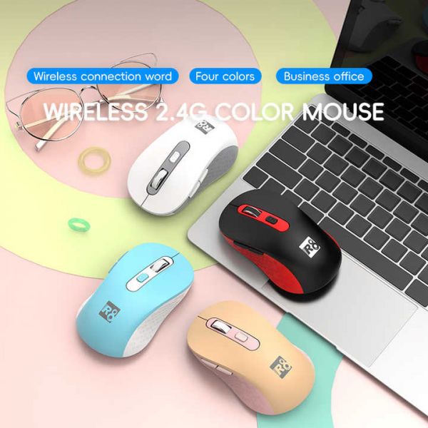 ⁦R8 1735 Stylish Office Wireless Mouse 2.4G⁩ - الصورة ⁦2⁩