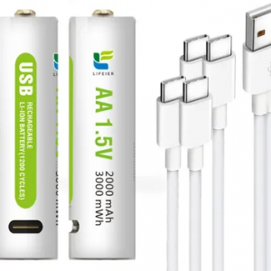 USB RECHARGEABLE BATTERY AA 1.5V 2000mAh