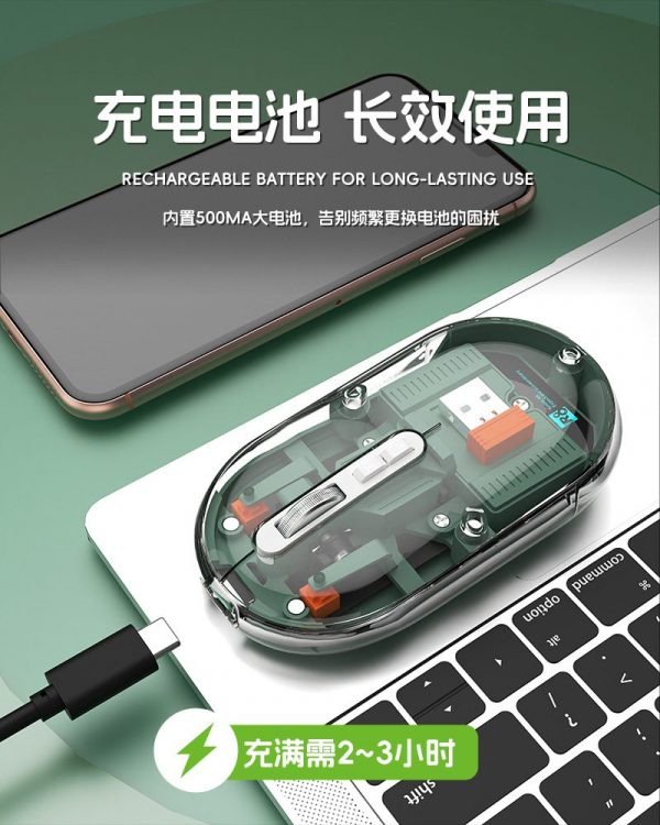 R8 1766 Stylish Office Wireless Mouse 2.4G