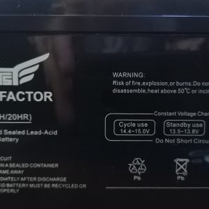 POWERFACTOR BATTERY LEAD-ACID 12V 9AH