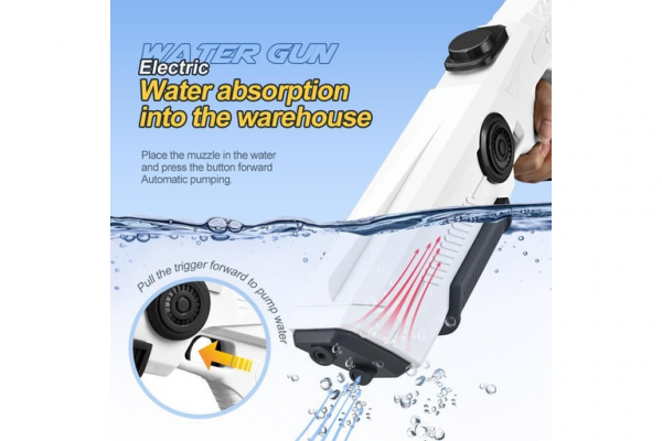 ⁦Electric Water Gun High Capacity Y1⁩ - الصورة ⁦3⁩