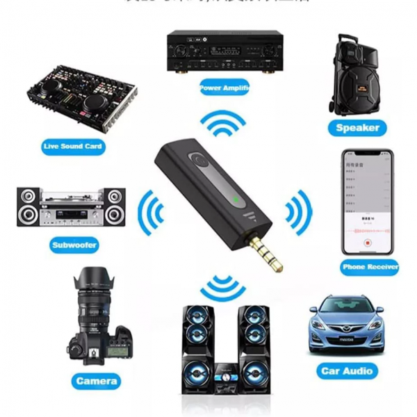 ⁦K35 Wireless Microphone AUX 3.5MM⁩ - الصورة ⁦2⁩