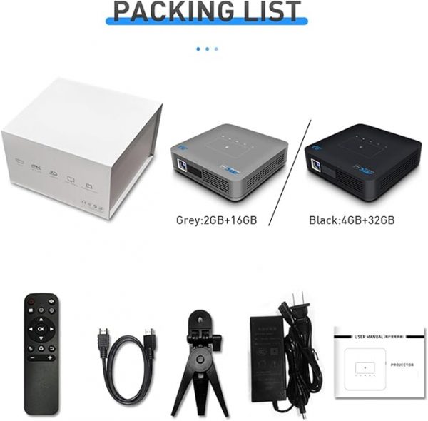 ⁦Projector  P15 RAM 2G ROM 16G 4K ULTRA HD⁩ - الصورة ⁦3⁩
